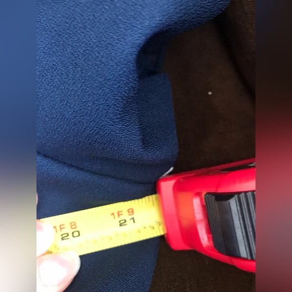 Alfred Angel Maxi Beautiful Navy Blue Gown Sz XL - Picture 11 of 14